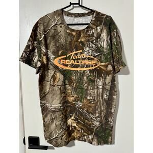 Team Realtree Camo Men's T-Shirt Size Large